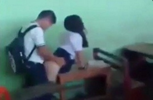 Kantutan sa Bakanteng Silid Paaralan, Na-Huli Cam!