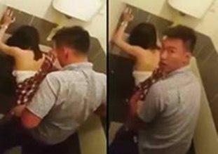 Inabot ng Kalibugan ang MagSyota, Nag-Quickie sa Banyo