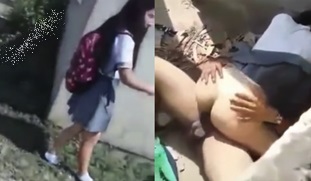Bago Umuwi SEX Muna sa Gilid ng Bakanteng Lote ng School