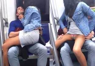 MRT Santolan Scandal – Finger Muna kay Babe.. Sarap na Sarap!